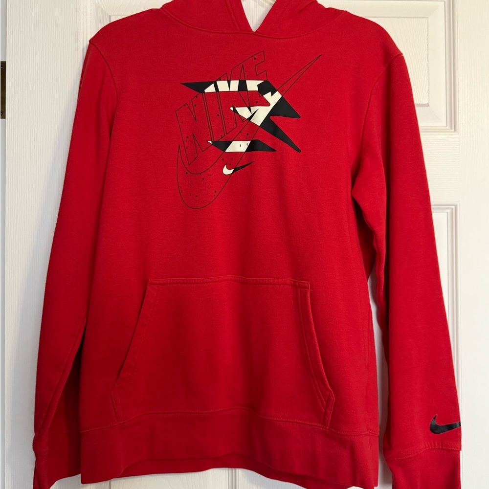 Nike Red Camouflage Graphic Hoodie